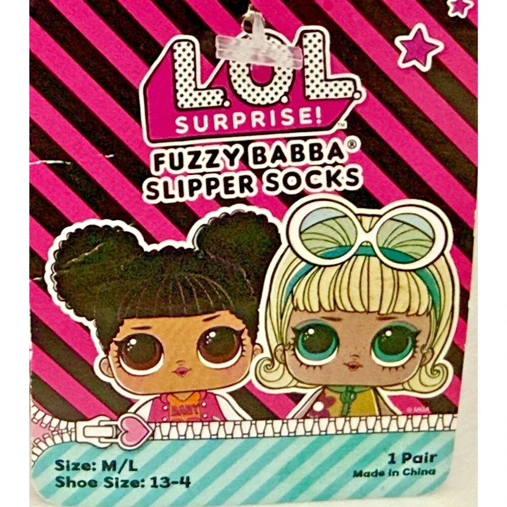 LOL Surprise Sleepwear Bundle Set Bathrobe Slippers GIRLS SIZE 6-6X LOT OF 2 NEW